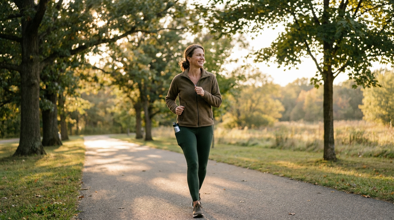 Illustration for Walking for Constipation: What Women Should Know